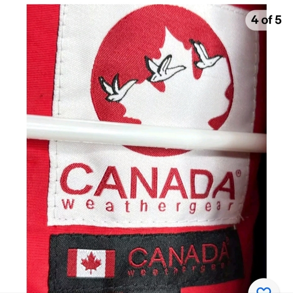 Canadiana KID'S WINTER COAT FAUX FUR HOOD Parka Canada 🇨🇦 RED XL FREE GLOVES - Picture 2 of 10